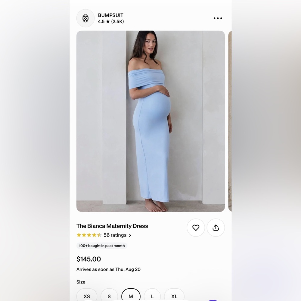 Bumpsuit Bianca dress Medium/Blue